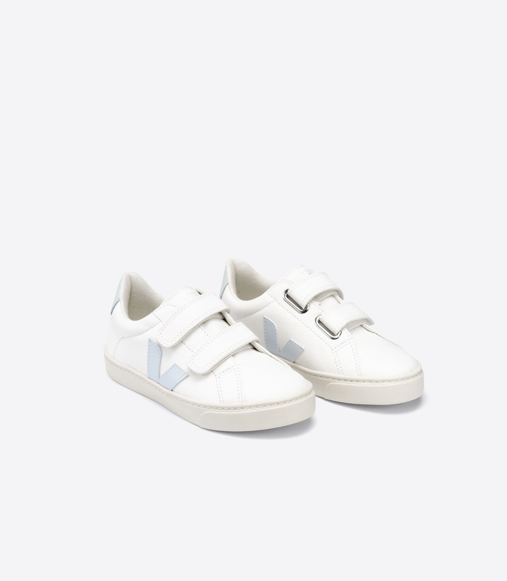 Veja Sneakers Kids - Esplar Velcro Chromefree - White - 4910RAOVN